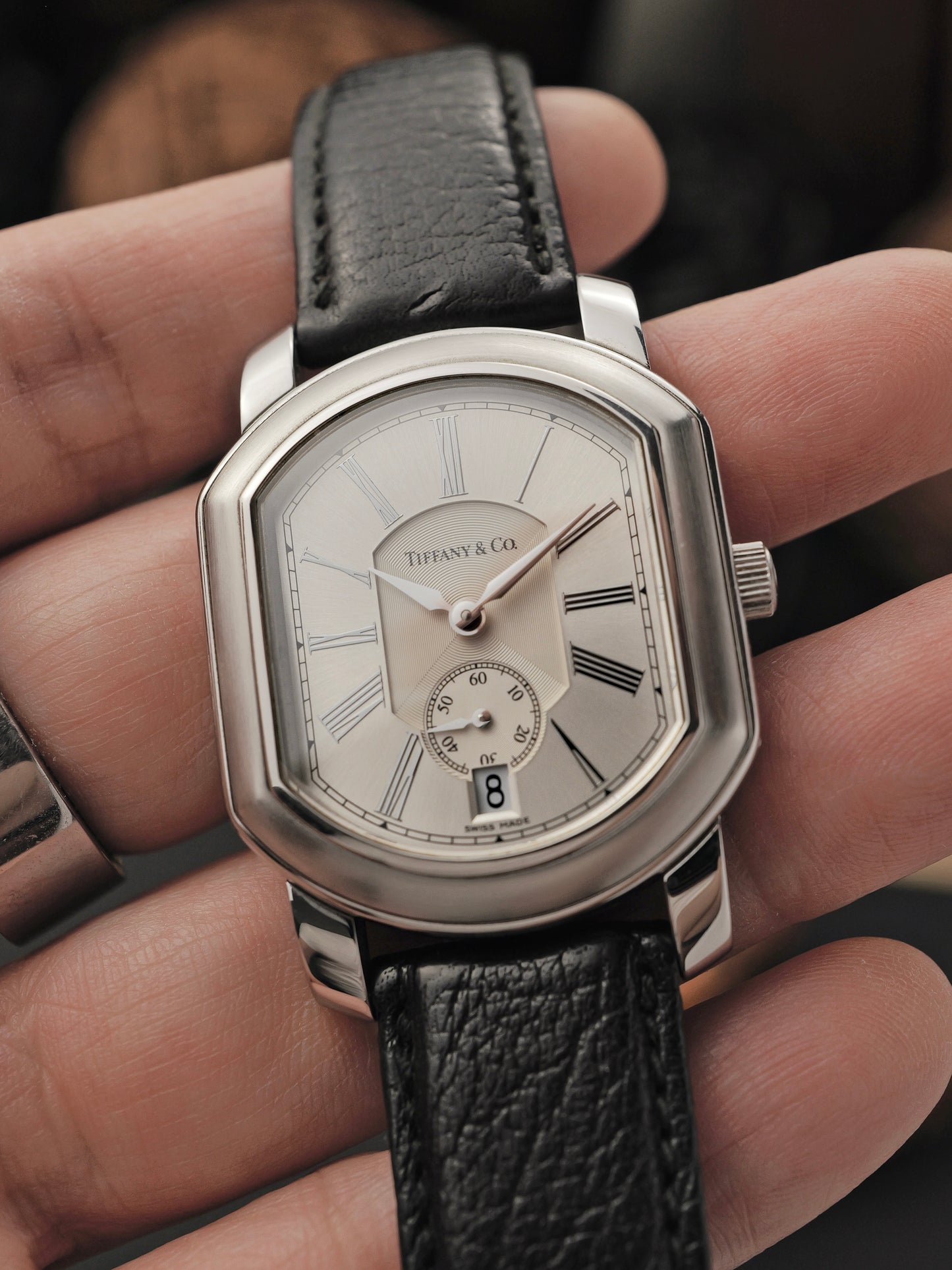 Tiffany & Co. Mark Coupe “Large” Small Seconds w/ Box Ref. 326.1003 (circa 1990s)