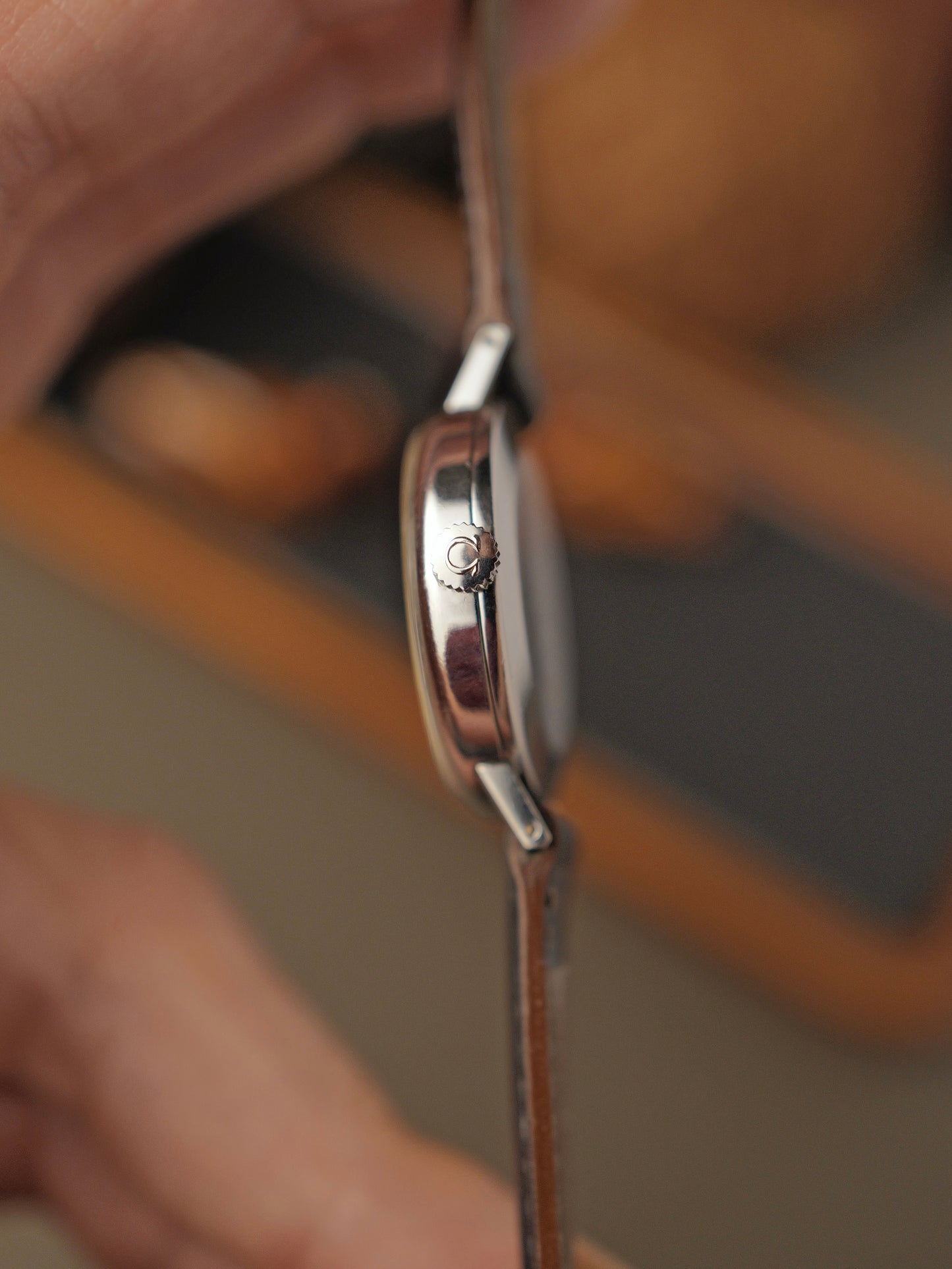 Omega Geneve WG Plated Oval Matte Eggshell Dial Ref. 511.417 (circa 1973)