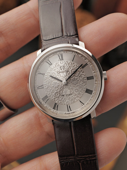 Omega De Ville “Silver Floral Dial” Ref. 111.0107 (circa 1975)