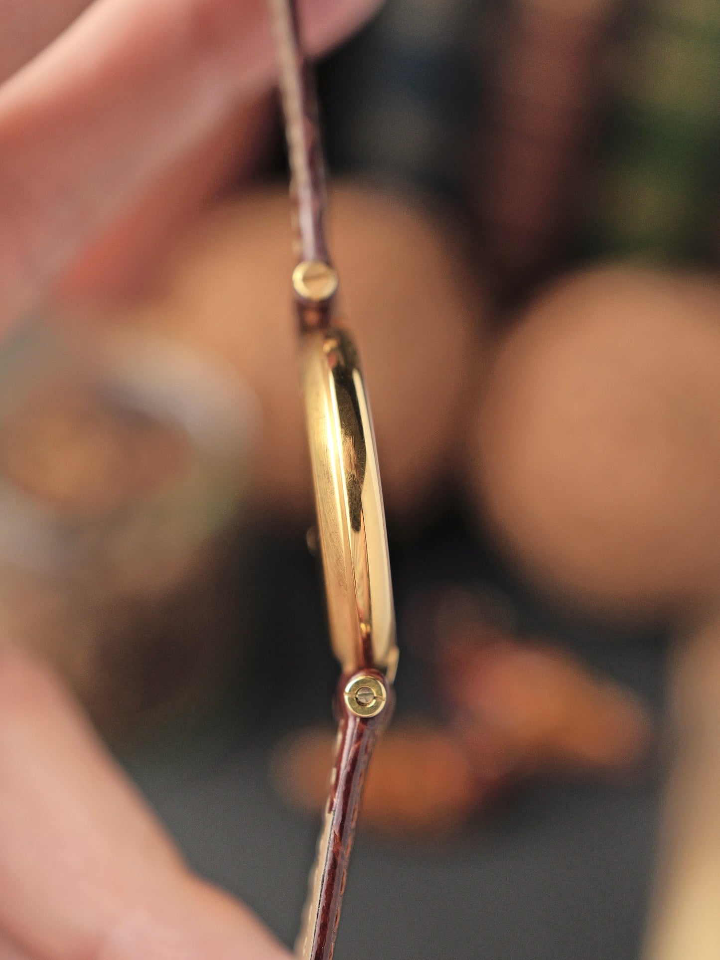 Cartier Vendôme Vermeil Trinity Dial Large Ref. 590003 (circa 1990s)