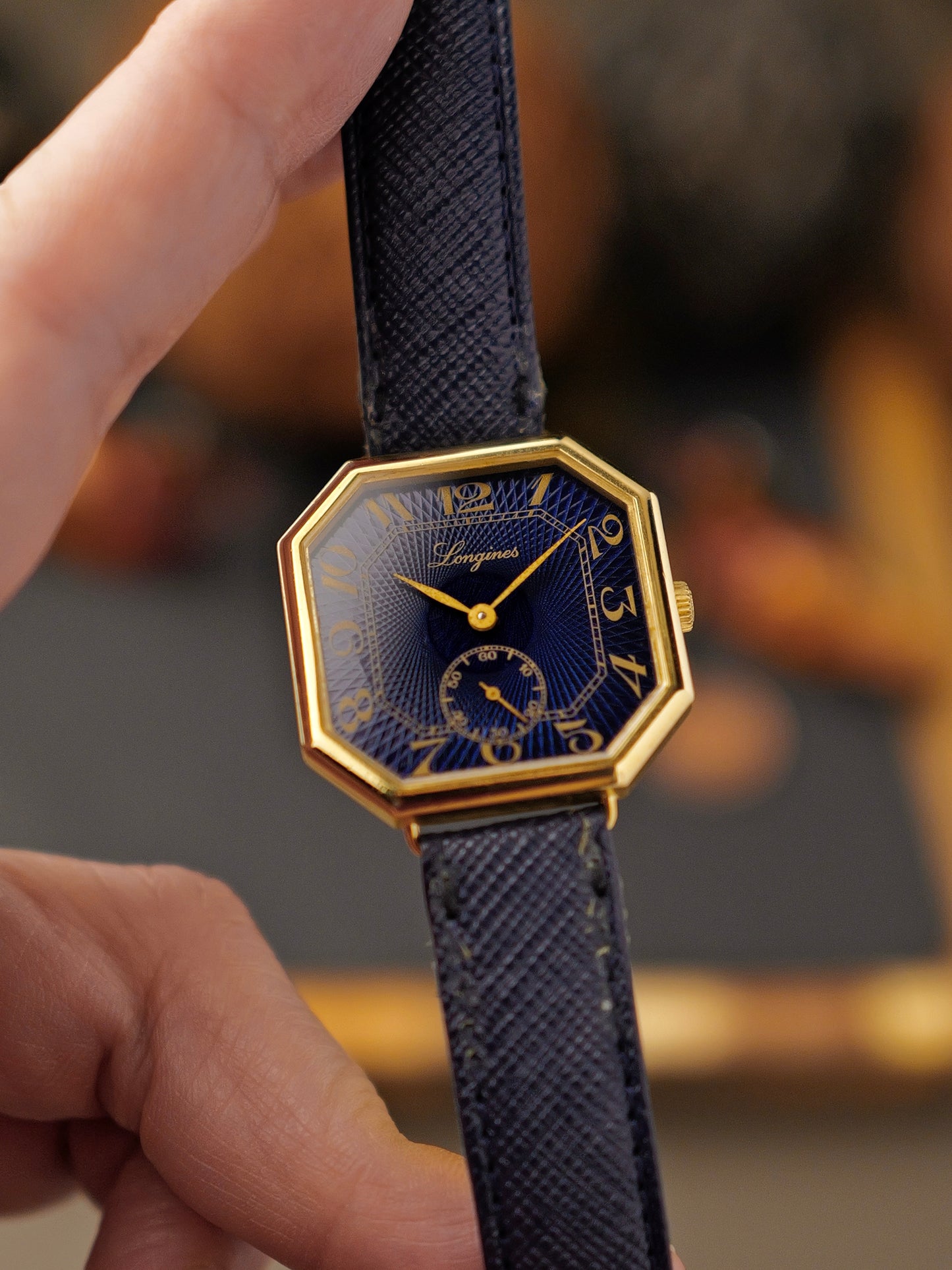 Longines “Octagon Blue Breguet” Ref. 5097 (Circa 1977)