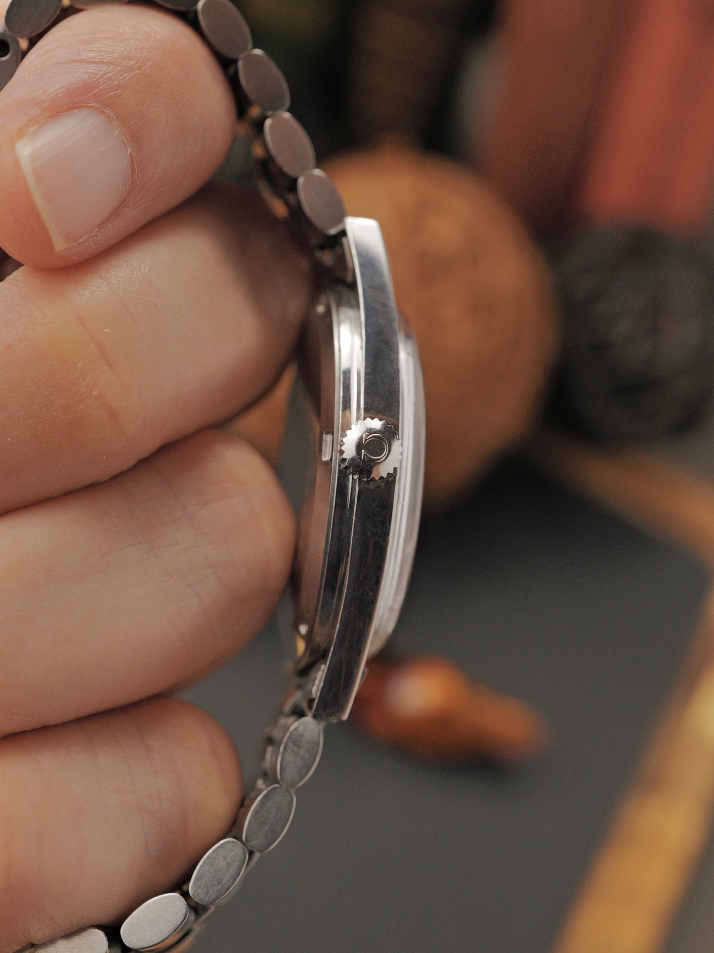 Omega Genève “Silver Tonneau" with Bracelet Ref. 135.041 (circa 1970)