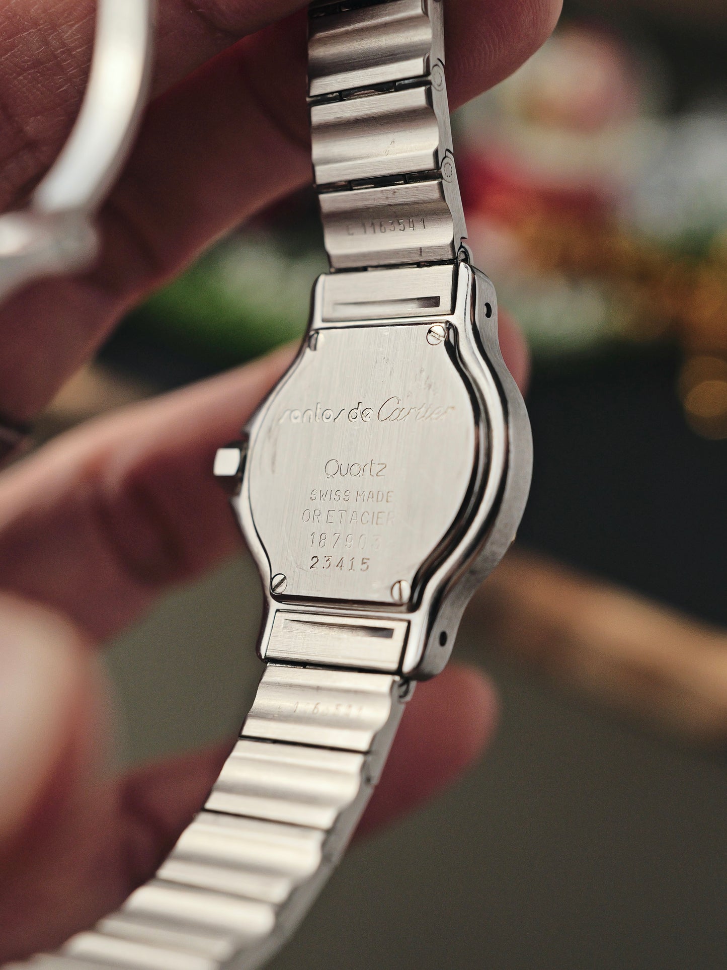 Cartier Santos Octagon Steel & 18K Gold SM Ref. 187903 (circa 1980s)