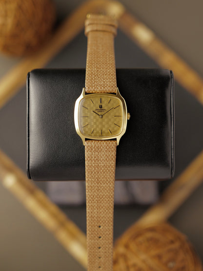 Universal Genève “TV Wave Dial” 16K Plated Ref. 542640 (circa early 1970s)