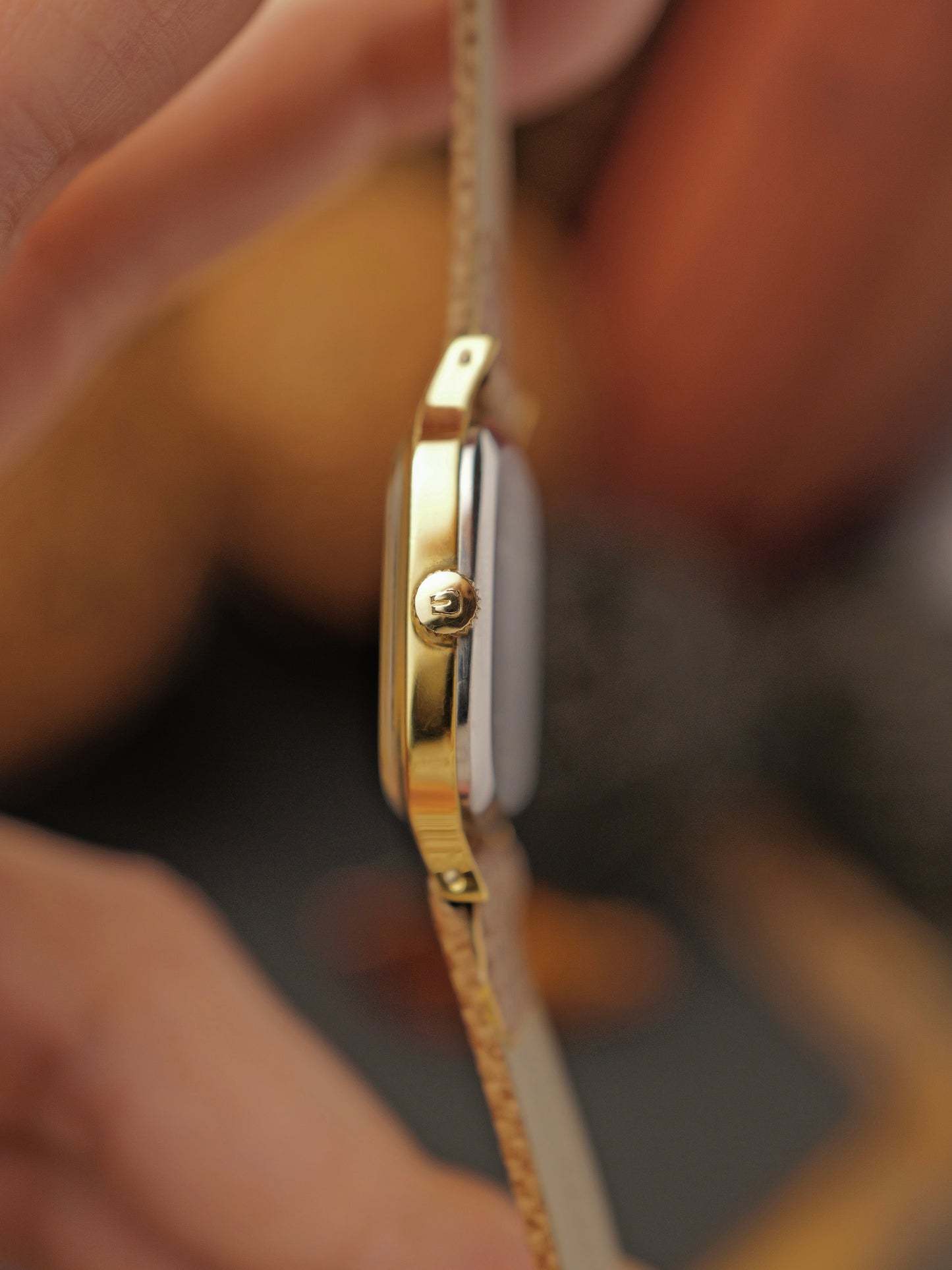 Universal Genève “TV Wave Dial” 16K Plated Ref. 542640 (circa early 1970s)