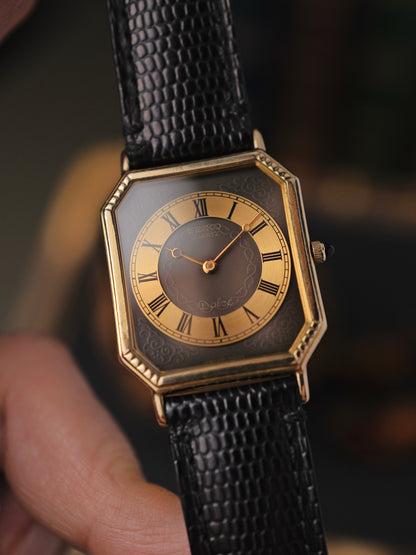 Seiko Dolce “Art Deco” 10K Gold Ref. 6020-5960 (circa 1981)
