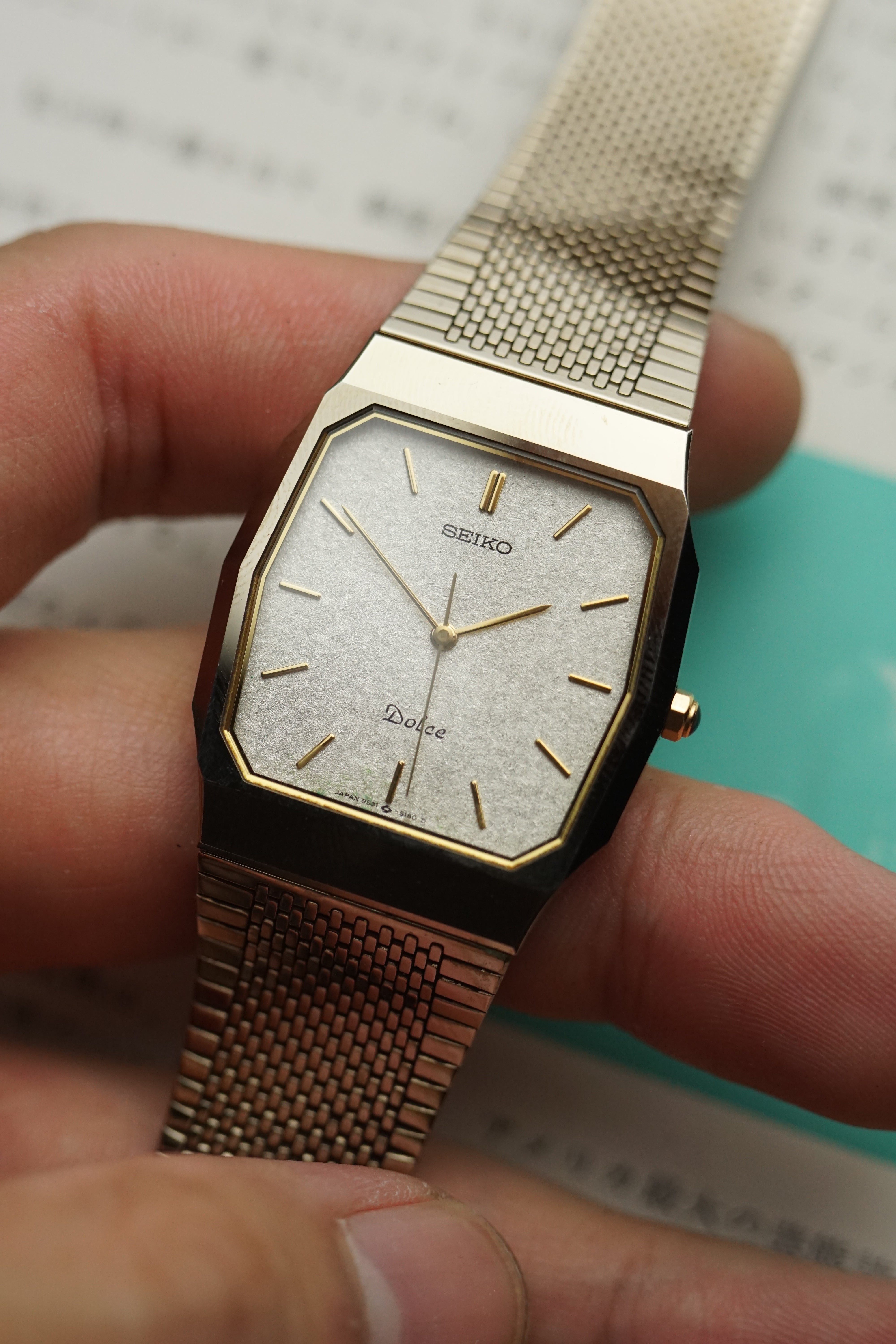 seiko dolce 'icyflake' dial – My First Vintage