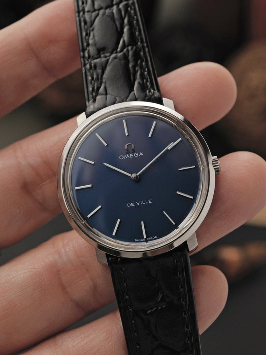 Omega De Ville Blue Dial Ref. 115.0001 (circa 1970s)