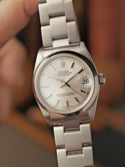 Rolex Datejust 31 Silver Dial w/ Papers No Box Ref. 78240 (circa 2005)