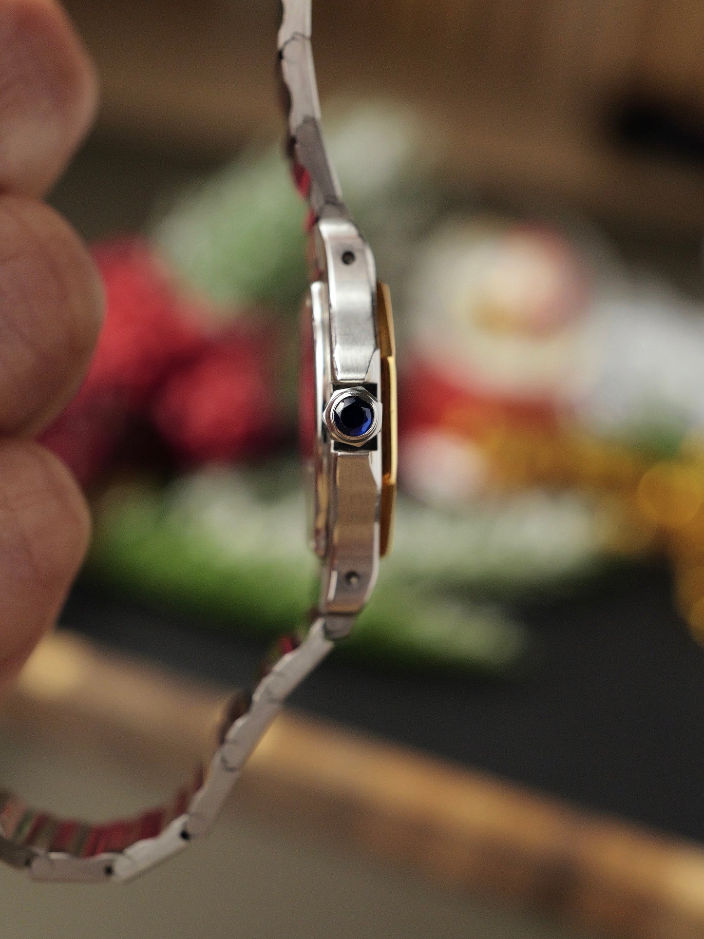 Cartier Santos Octagon Steel & 18K Gold SM Ref. 187903 (circa 1980s)