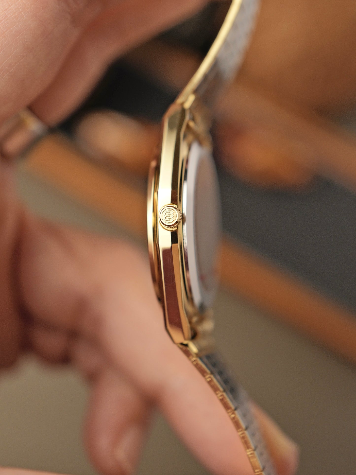 King Seiko Twin Quartz “Pinstripe Dial” w/ Box and Papers 9443-7000SGP (c. 1982)