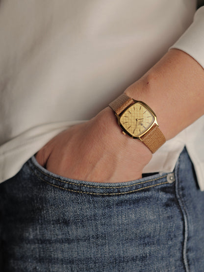 Universal Genève “TV Wave Dial” 16K Plated Ref. 542640 (circa early 1970s)