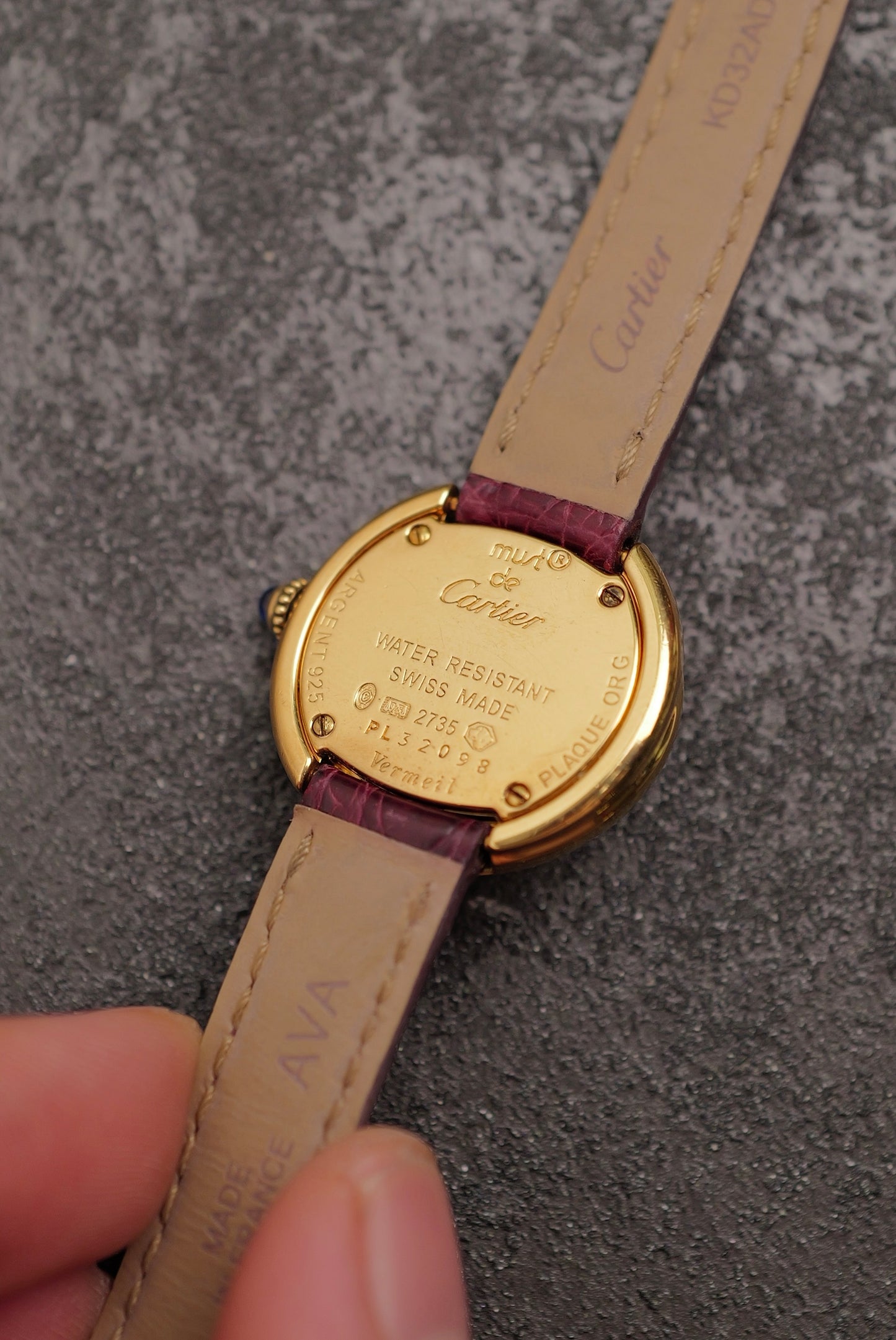 Cartier Must De Trinity Quartz Circa. 1990s /w ori box