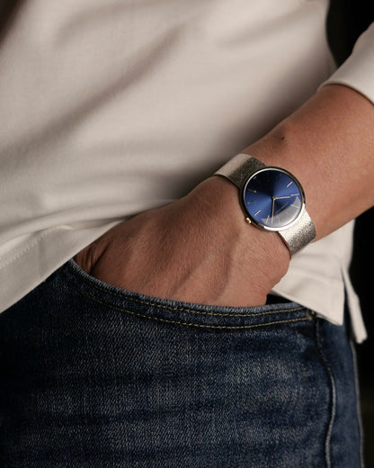 Audemars Piguet 18K White Gold Integrated Bracelet Dress Watch (circa 1970s)