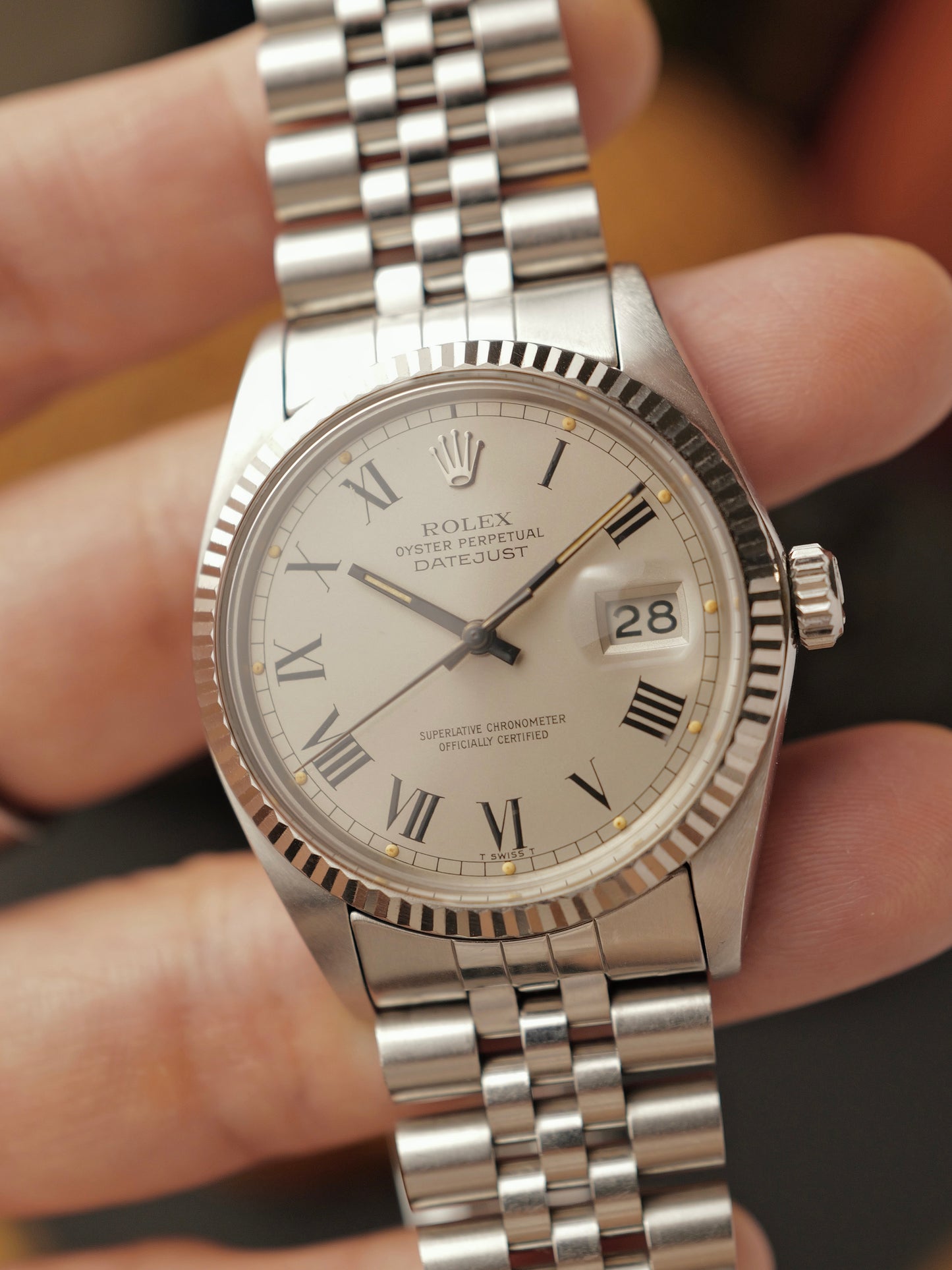 Rolex Datejust 36 “Grey Buckley” Ref. 16014 (circa 1983)