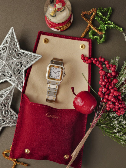 Cartier Santos Carrée Steel & 18K Gold Ref. 2961 (circa late 70s/early 80s)