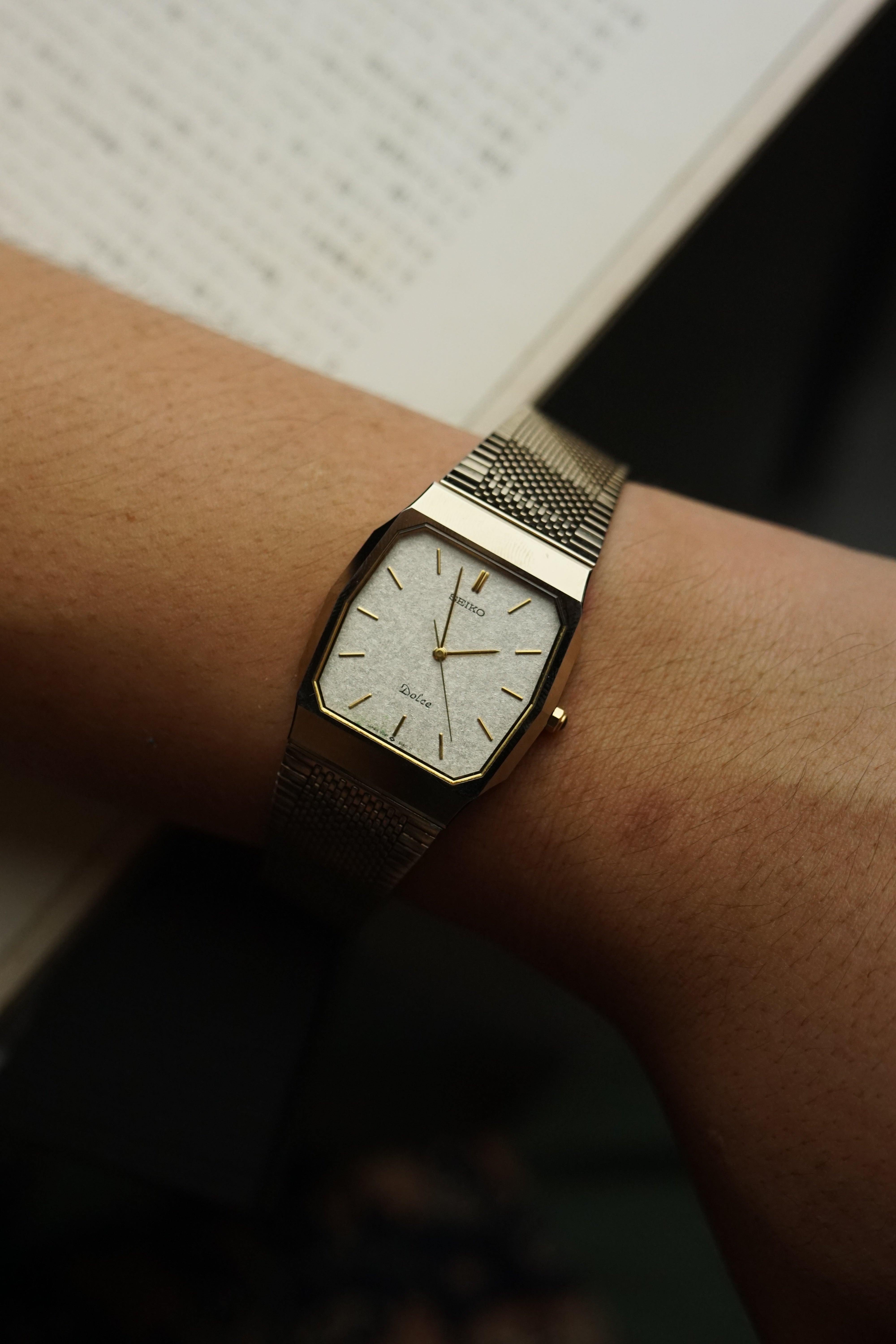 seiko dolce 'icyflake' dial – My First Vintage
