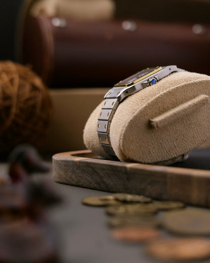 Cartier Santos Carrée Two Tone Ref. 2961 (circa 1980s)