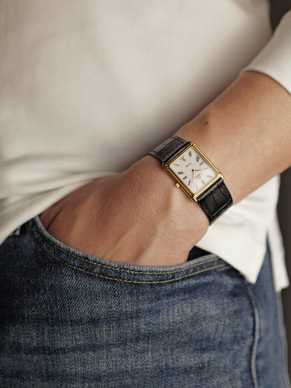 Omega De Ville Auteuil "Tank" w/ Papers Ref. MR191.0228 (circa 1984)