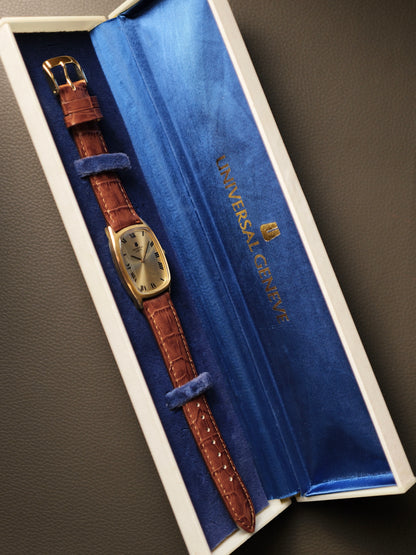Universal Genève “Tonneau” w/ Box Ref. 542137 (Circa 1970s)