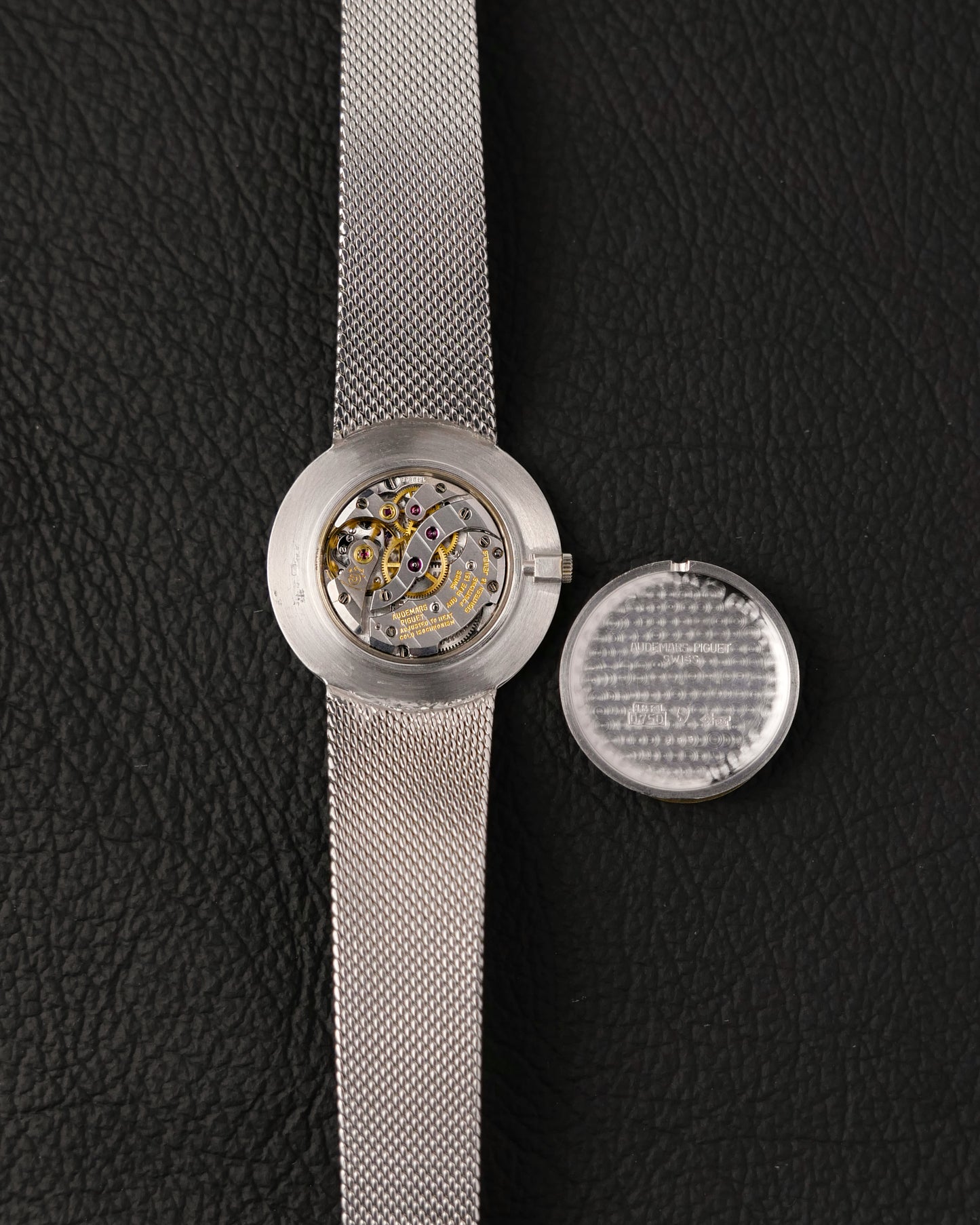 Audemars Piguet 18K White Gold Integrated Bracelet Dress Watch (circa 1970s)