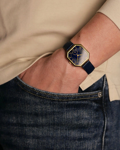 Longines “Octagon Blue Breguet” Ref. 5097 (Circa 1977)