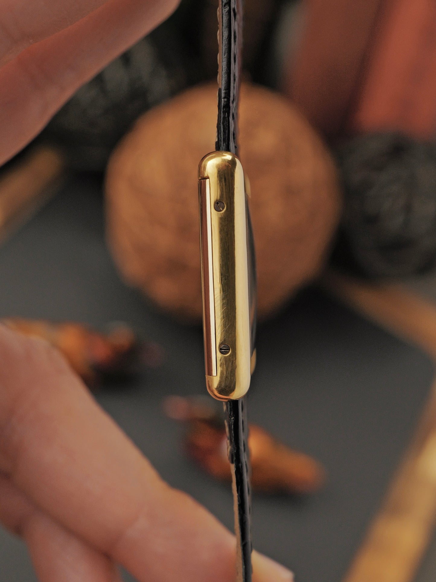 Cartier Tank Vermeil “Tuxedo” LM (circa 1980s)