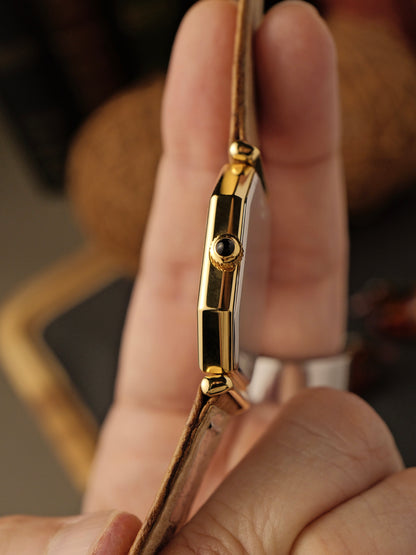 Longines “Octagon” Mother-Of-Pearl Roman Dial w/ Box Ref. 3209 (circa 1980s)