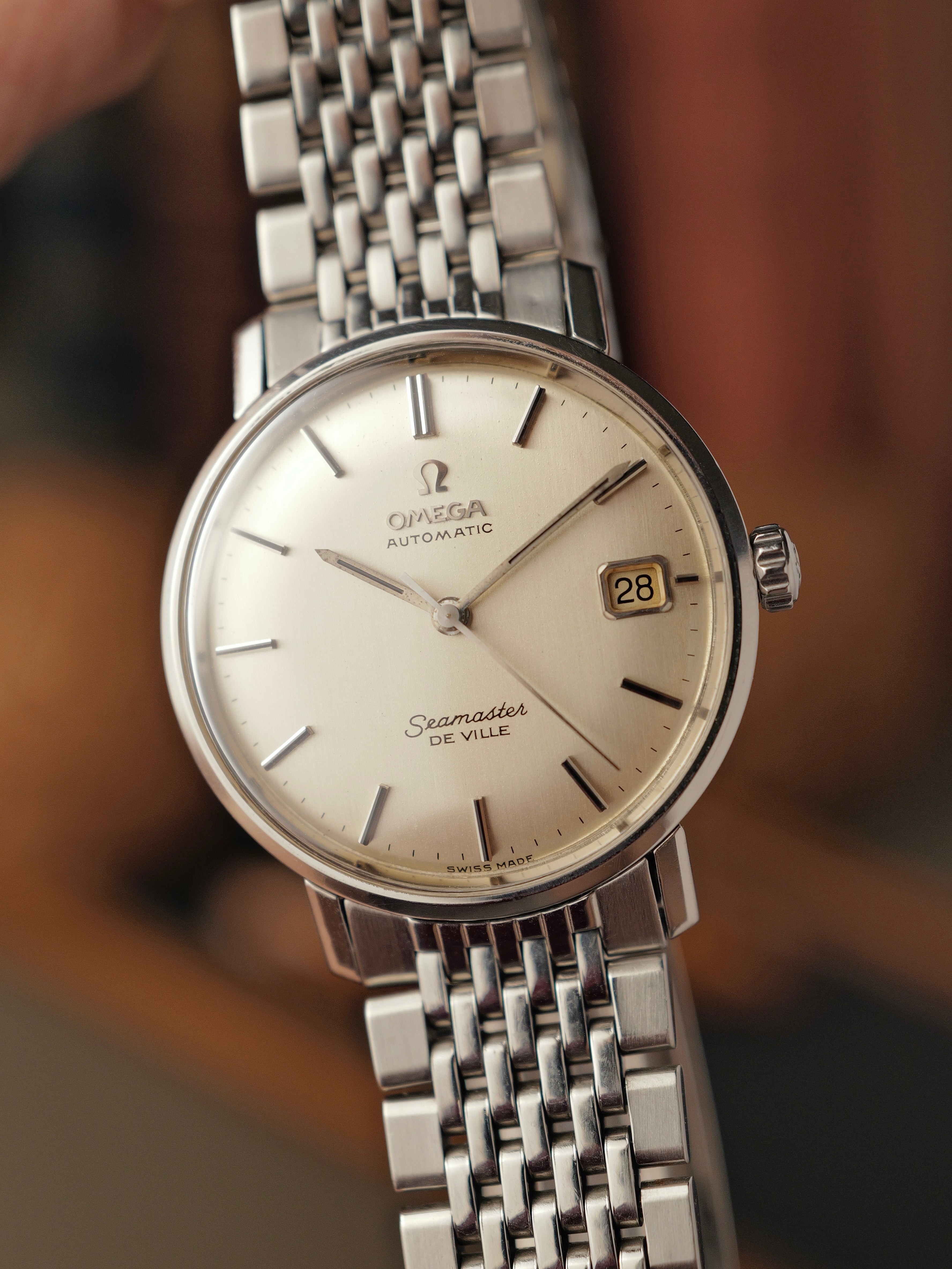 Omega Seamaster De Ville Date w/ Original BOR Bracelet Ref