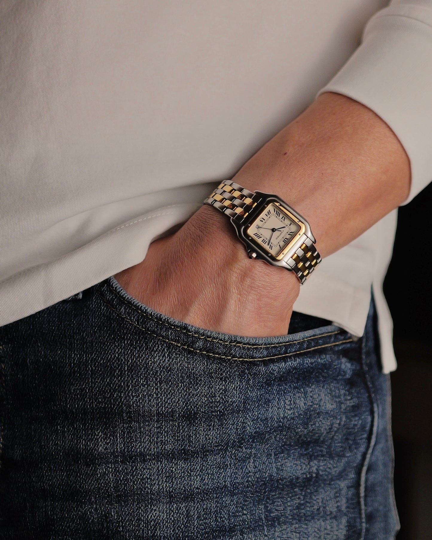 Cartier Panthere Medium Two-Toned FULL SET Ref. 8394 (circa 1986)