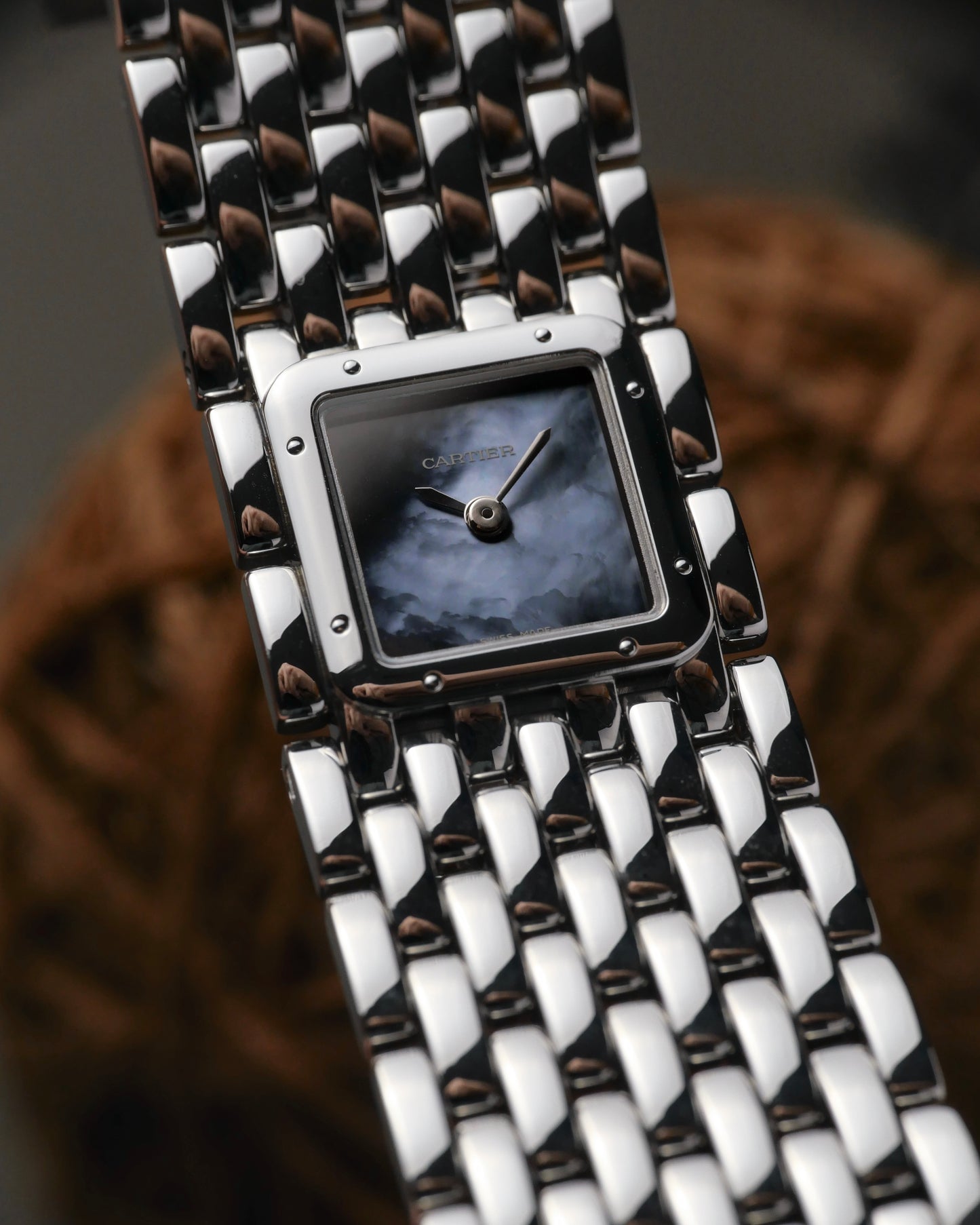 Cartier Panthere Ruban Blue Mother of Pearl Ref. 2420 (circa 2000s)