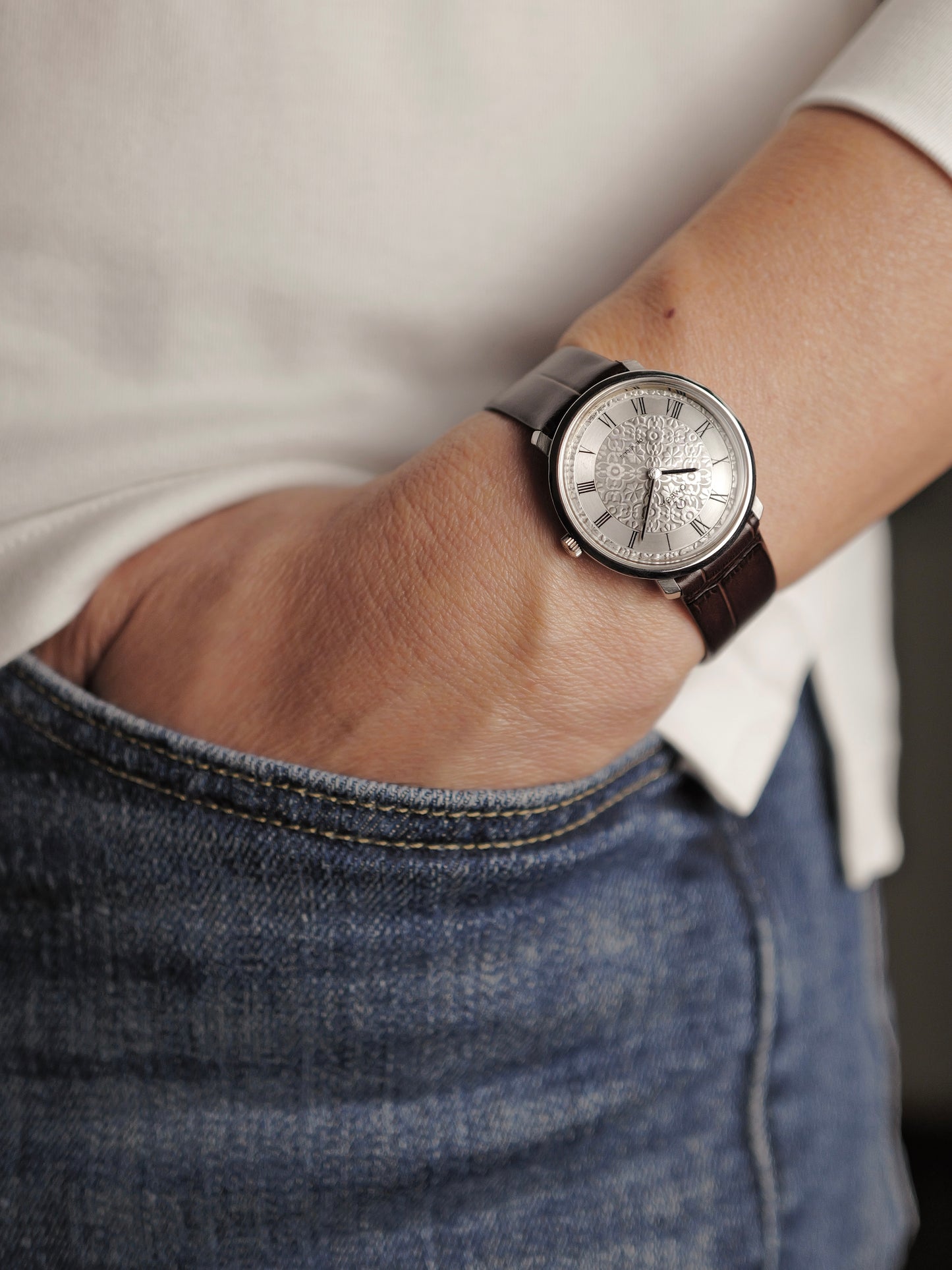 Omega De Ville “Silver Floral Dial” Ref. 111.0107 (circa 1975)