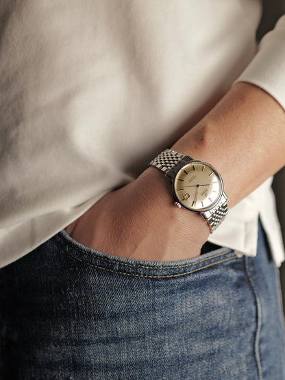 Omega Seamaster De Ville Date w/ Original BOR Bracelet Ref. 166.020 (circa early 1960s)