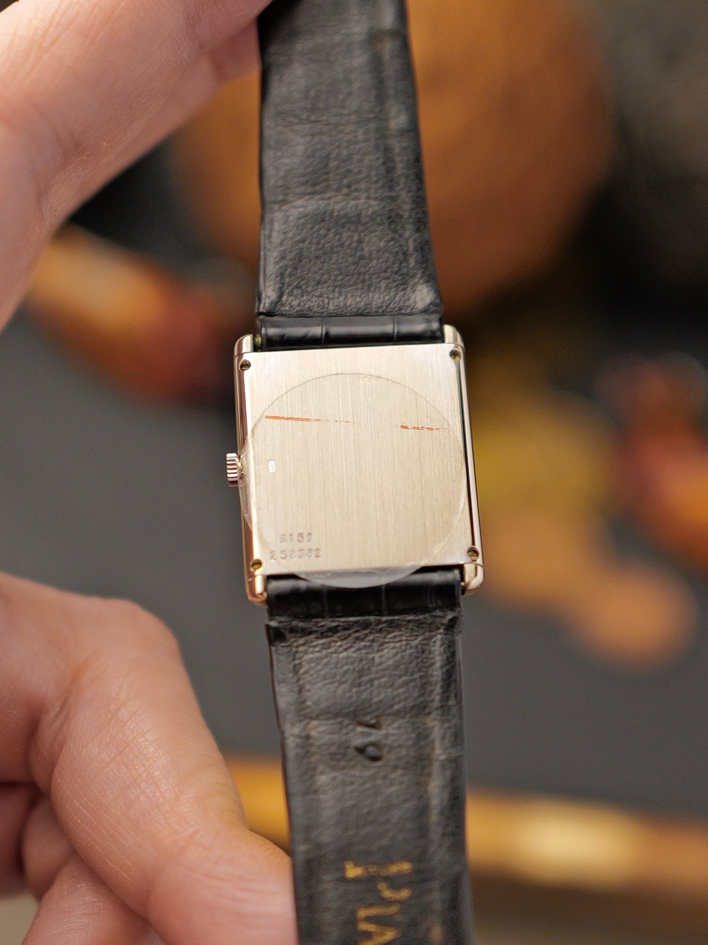 Piaget Protocole Onyx Diamond Dial 18K White Gold Ultra-Thin Ref. 9150 (Circa 1980s)