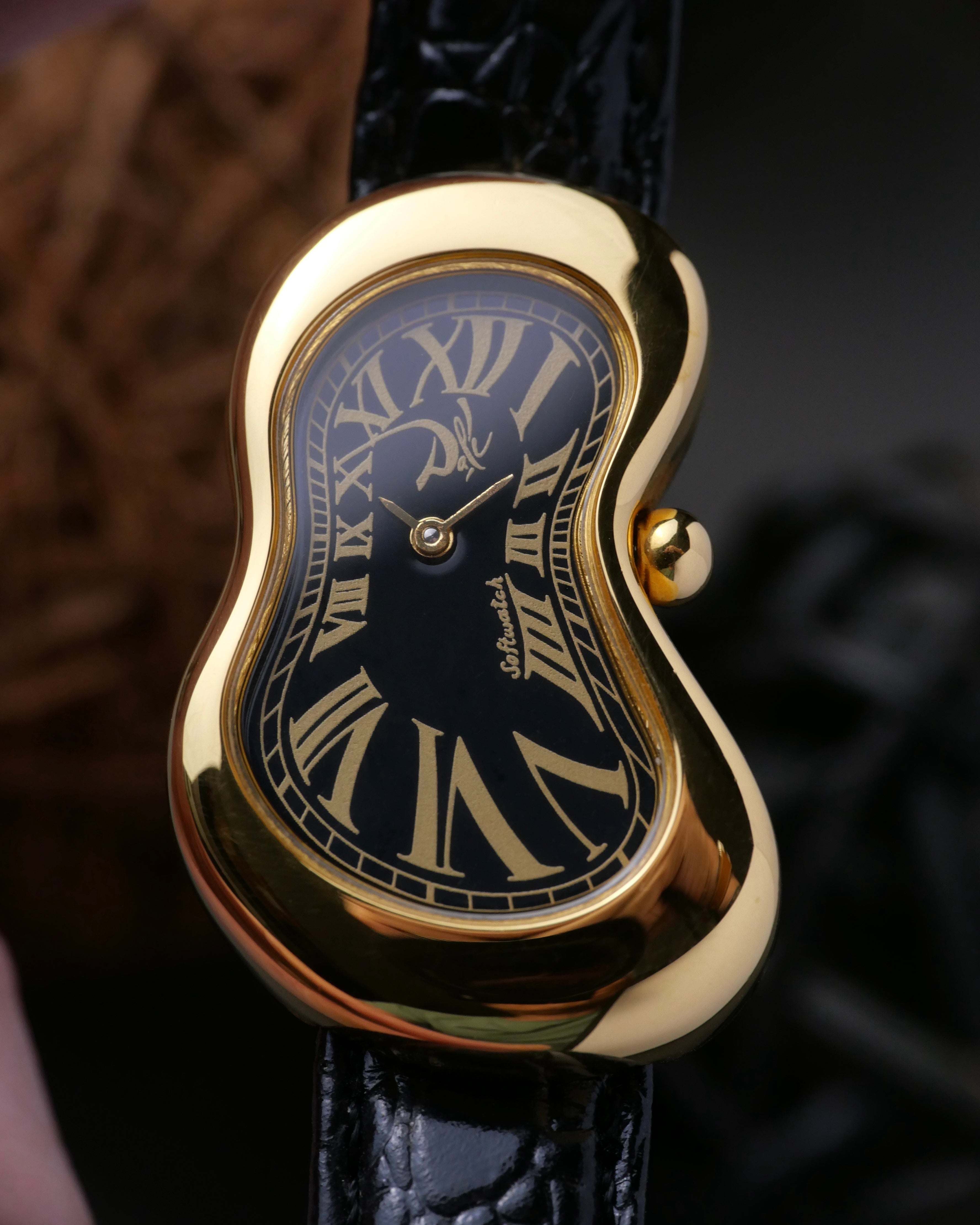 Exaequo Softwatch “Dali” 3rd Series Black Gilt (circa 1990s) – My