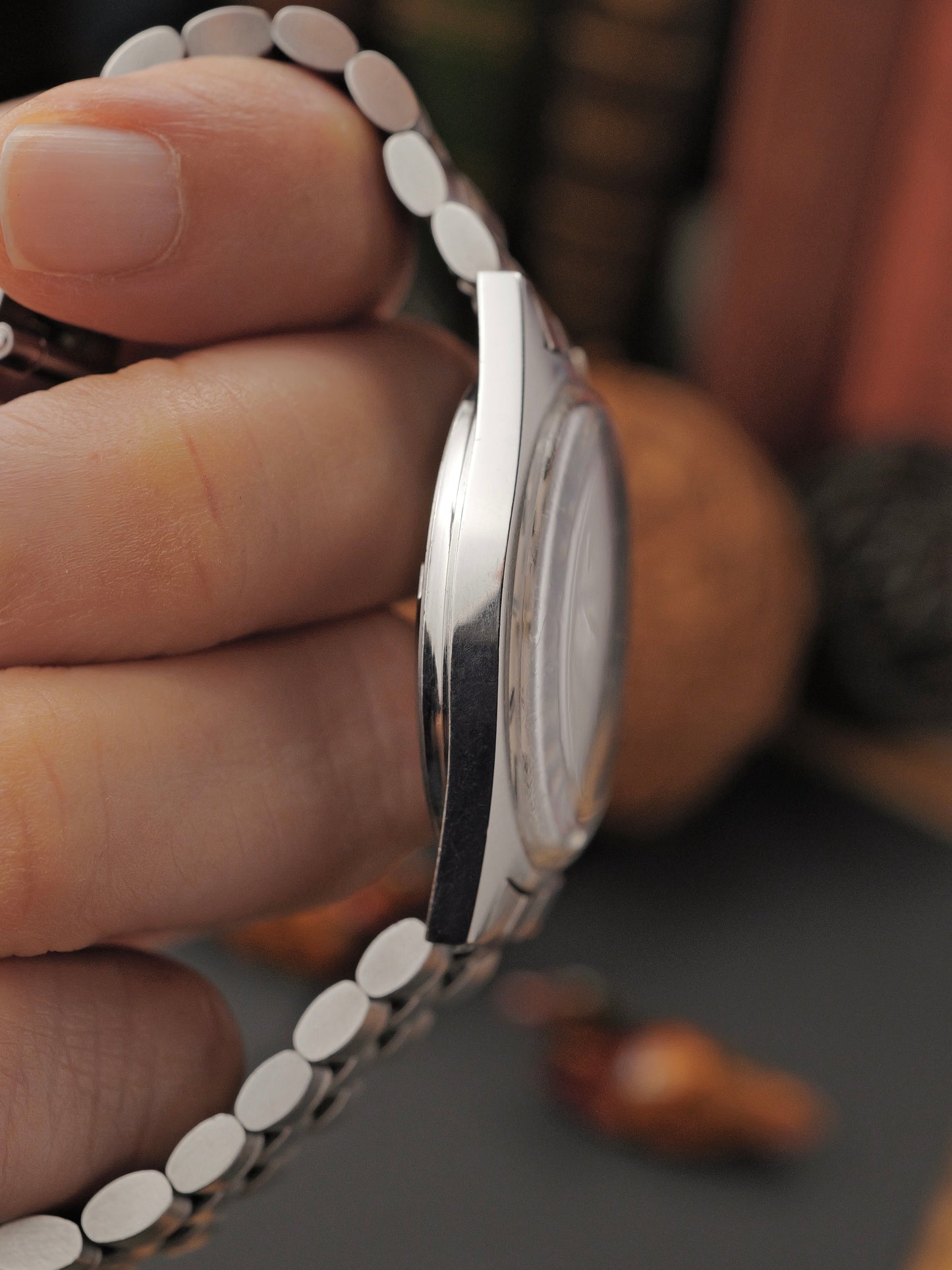 Omega Genève “Silver Tonneau" with Bracelet Ref. 135.041 (circa 1970)