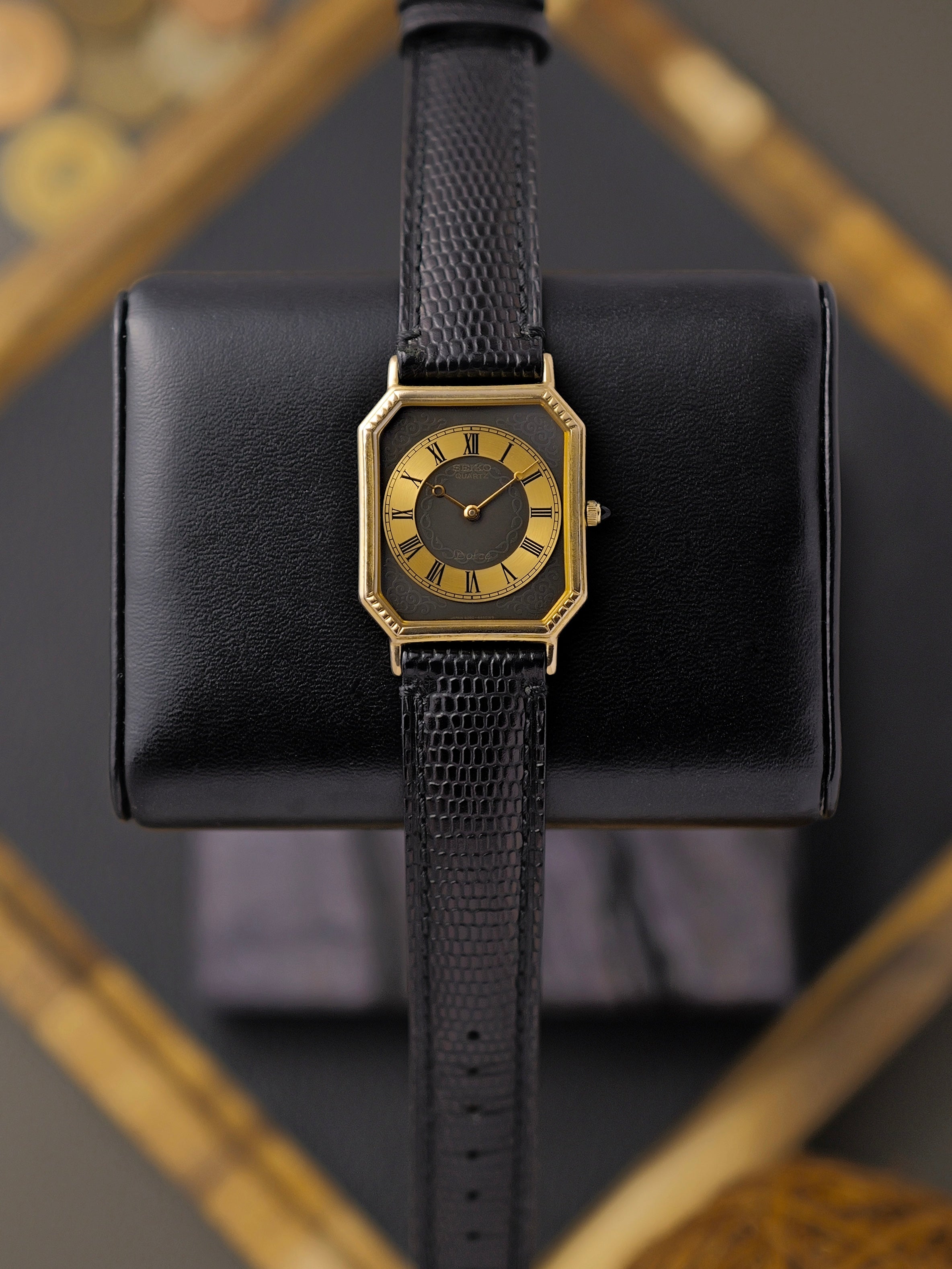 セイコードルチェ 6020-5960 ゴールド オクタゴン 10K ヴィンテージ Seiko Dolce “Art Deco” 10K Gold Ref. 6020-5960 (circa 1981) – My