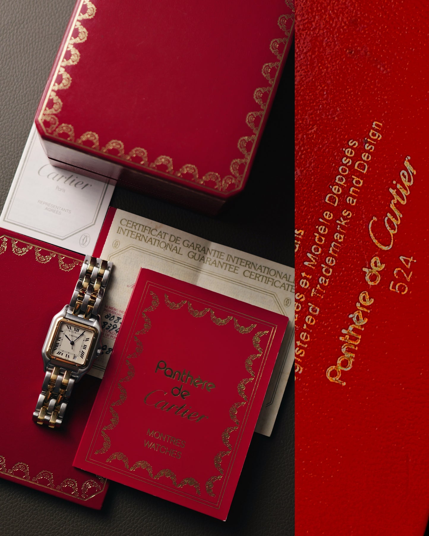 Cartier Panthere Medium Two-Toned FULL SET Ref. 8394 (circa 1986)