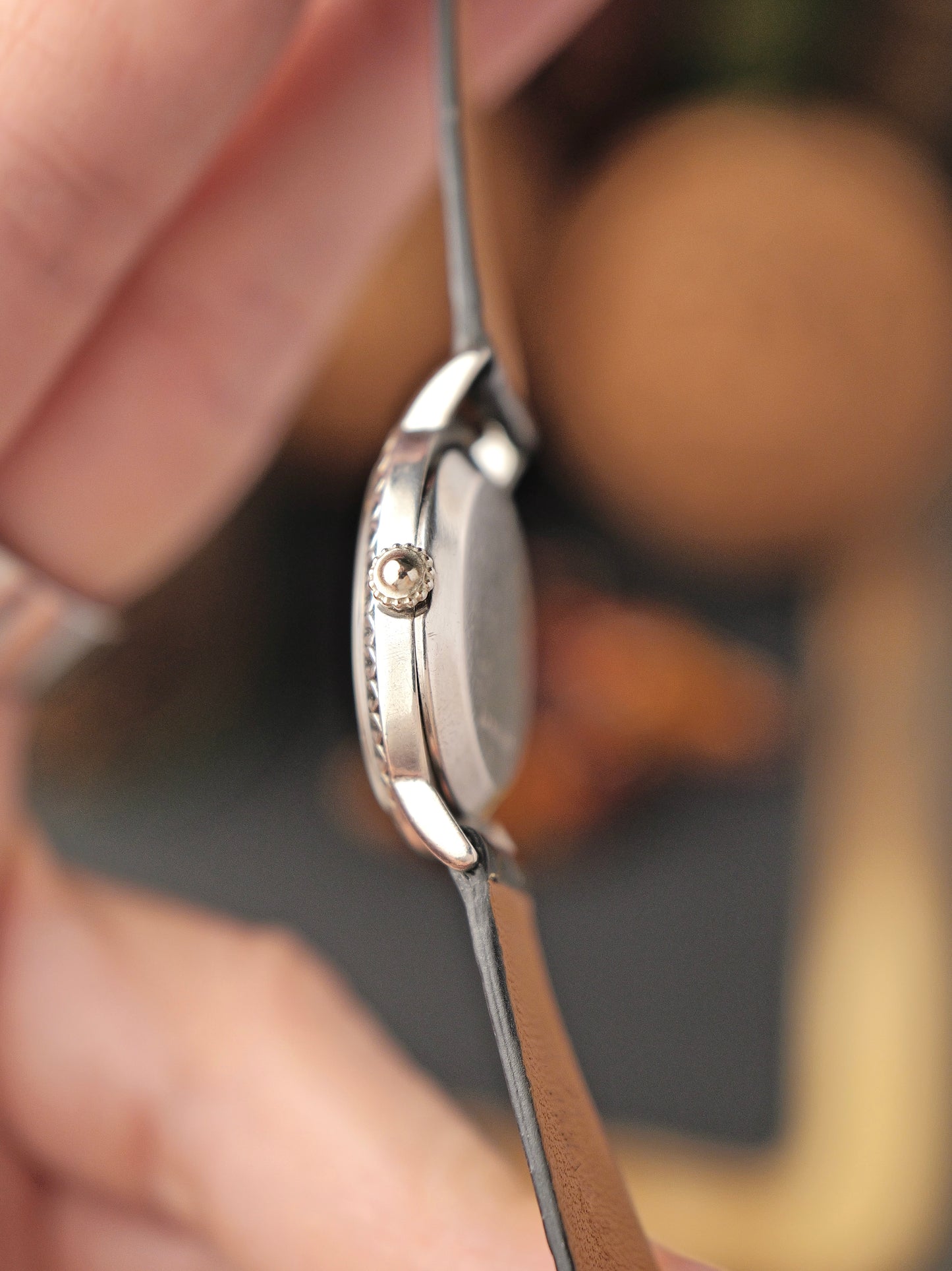 Jaeger-LeCoultre “Oval Ribbon Bezel” Silver Case Ref. 9034 (circa 1970s)