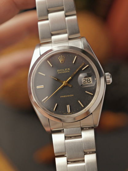 Rolex Oysterdate Precision “Black Gilt” w/ Box & Papers Ref. 6694 (circa 1982)