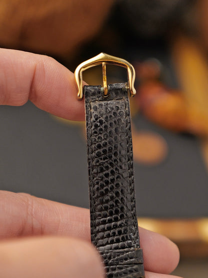 Cartier “Must de Cartier” Tank Vermeil FULL SET Tuxedo Dial Manual LM (circa 1980s)