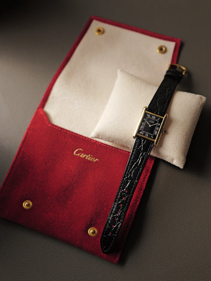 Cartier Tank Vermeil “Tuxedo” LM (circa 1980s)