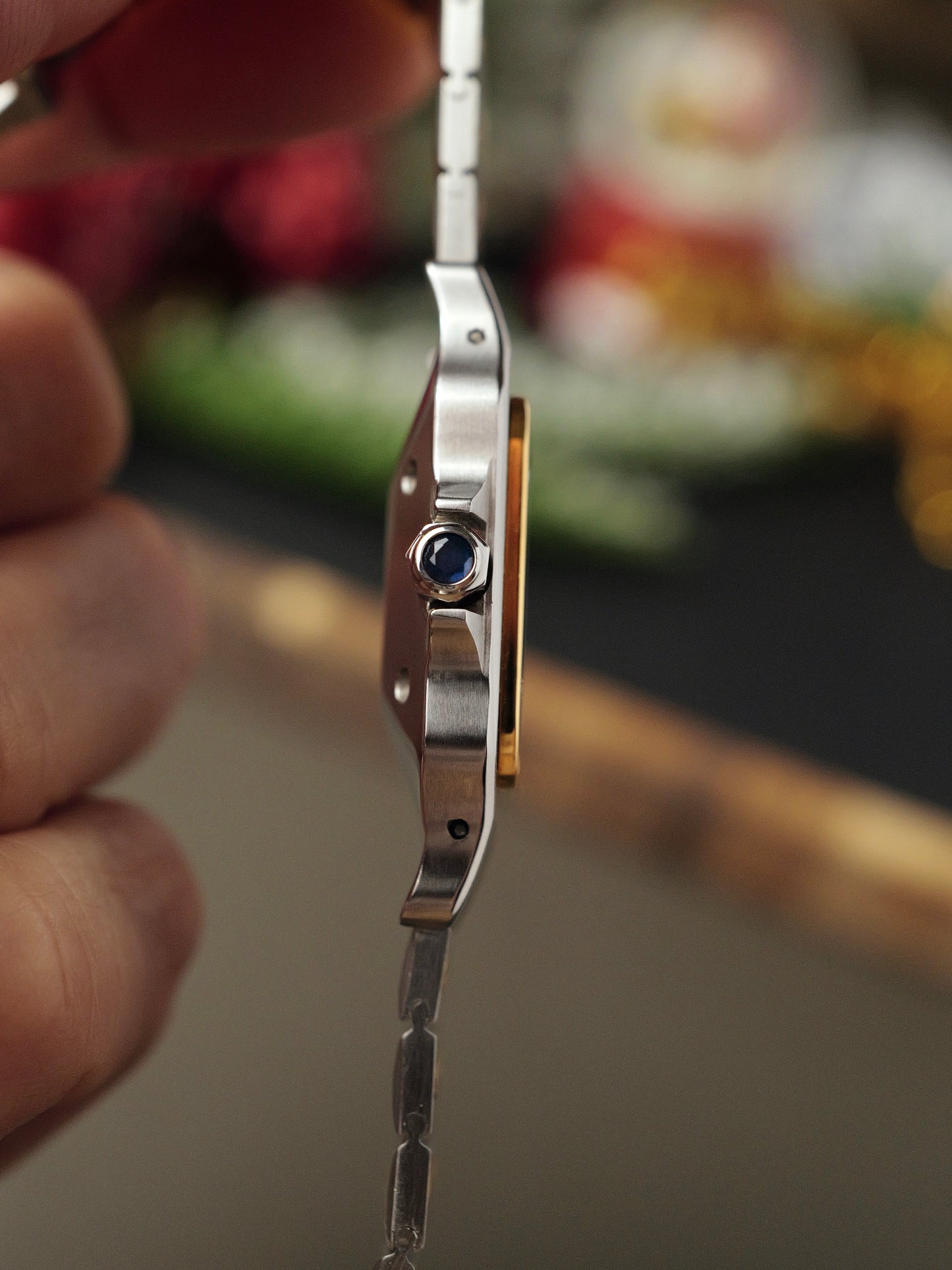 Cartier Santos Carrée Steel & 18K Gold Ref. 2961 (circa late 70s/early 80s)