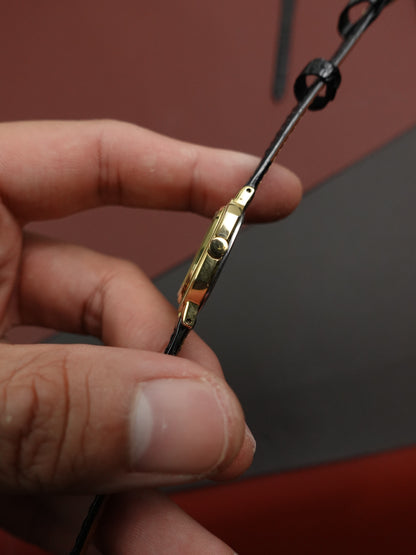 Seiko Quartz Octa Lacquer Bezel 2320-679A Circa. 1981