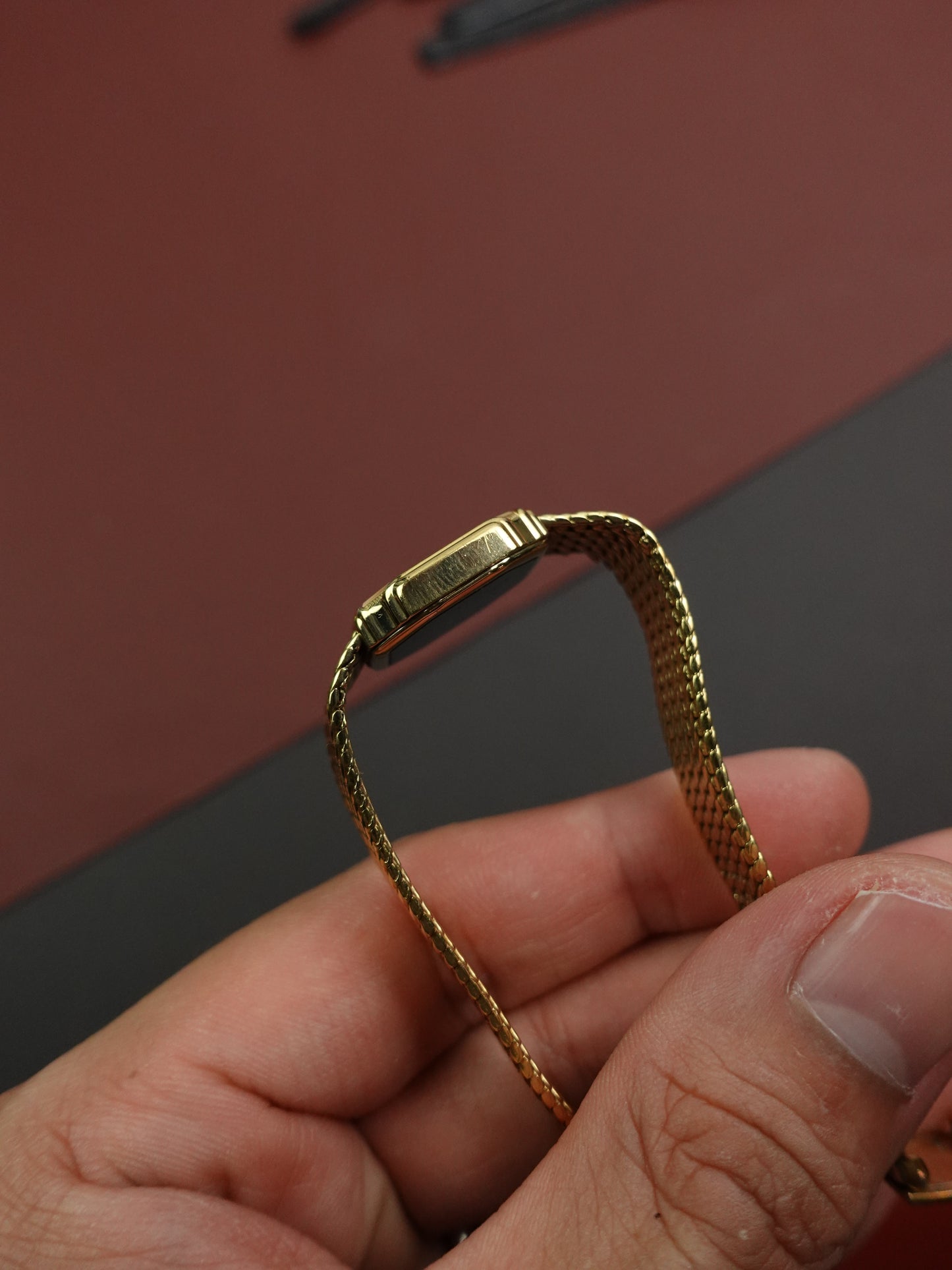 Seiko Exceline Gold integrated bracelet (yellow dial) 1221-5080
