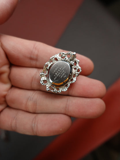 Seiko Pendent 11-7550 Art-deco watch manual winding