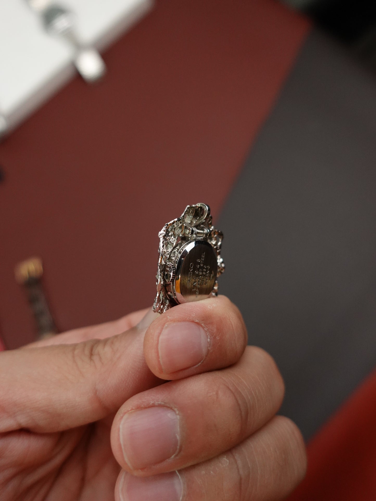 Seiko Pendent 11-7550 Art-deco watch manual winding