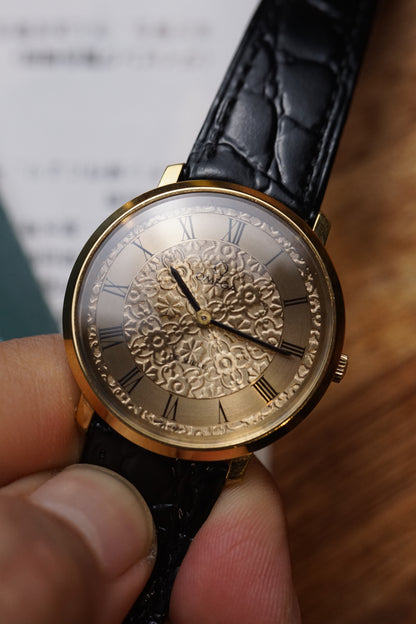 70s Omega Manual Winding Floral Dial