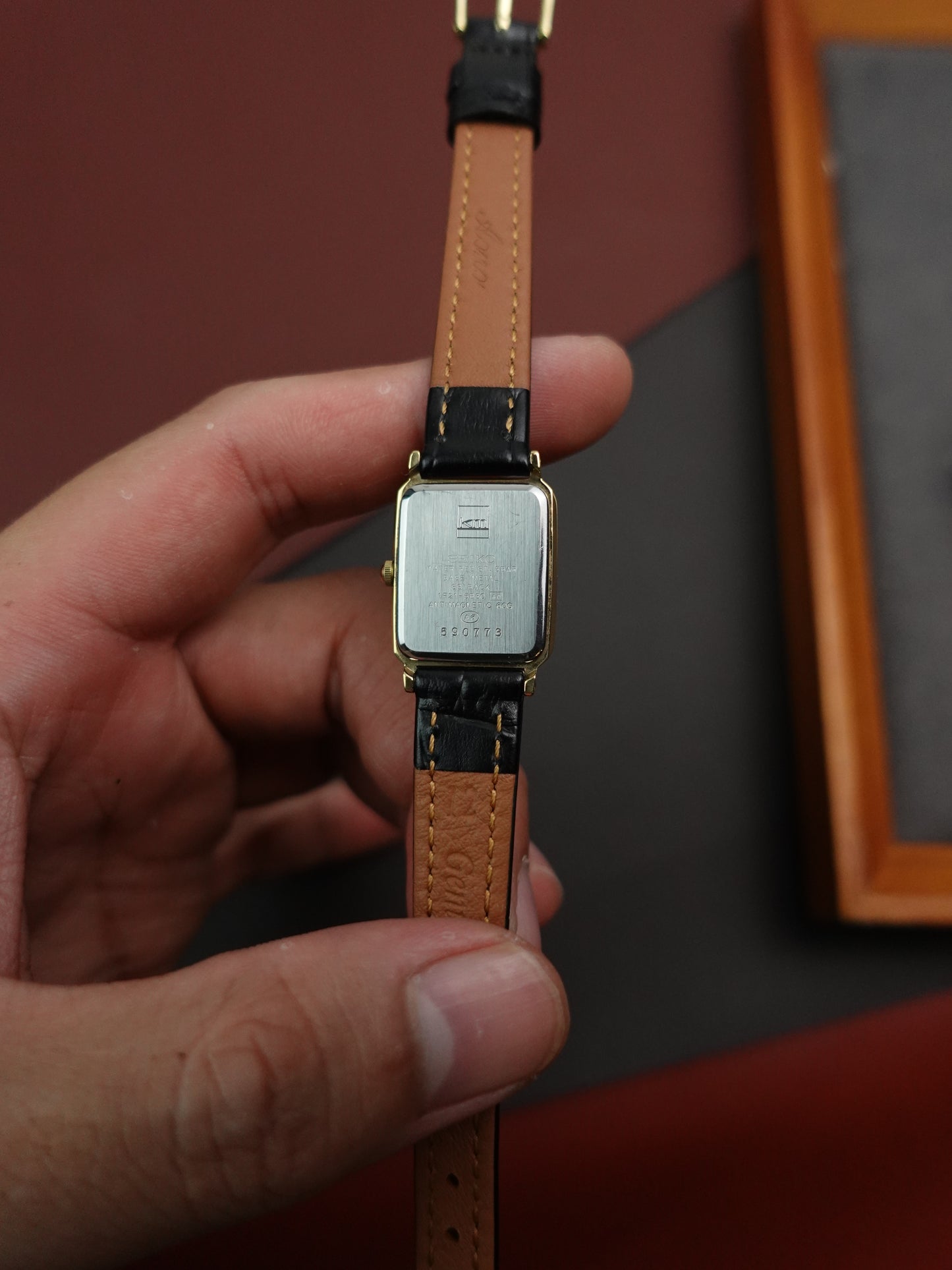 Seiko Spirit Tank Circa.1990s 1F21-1A10