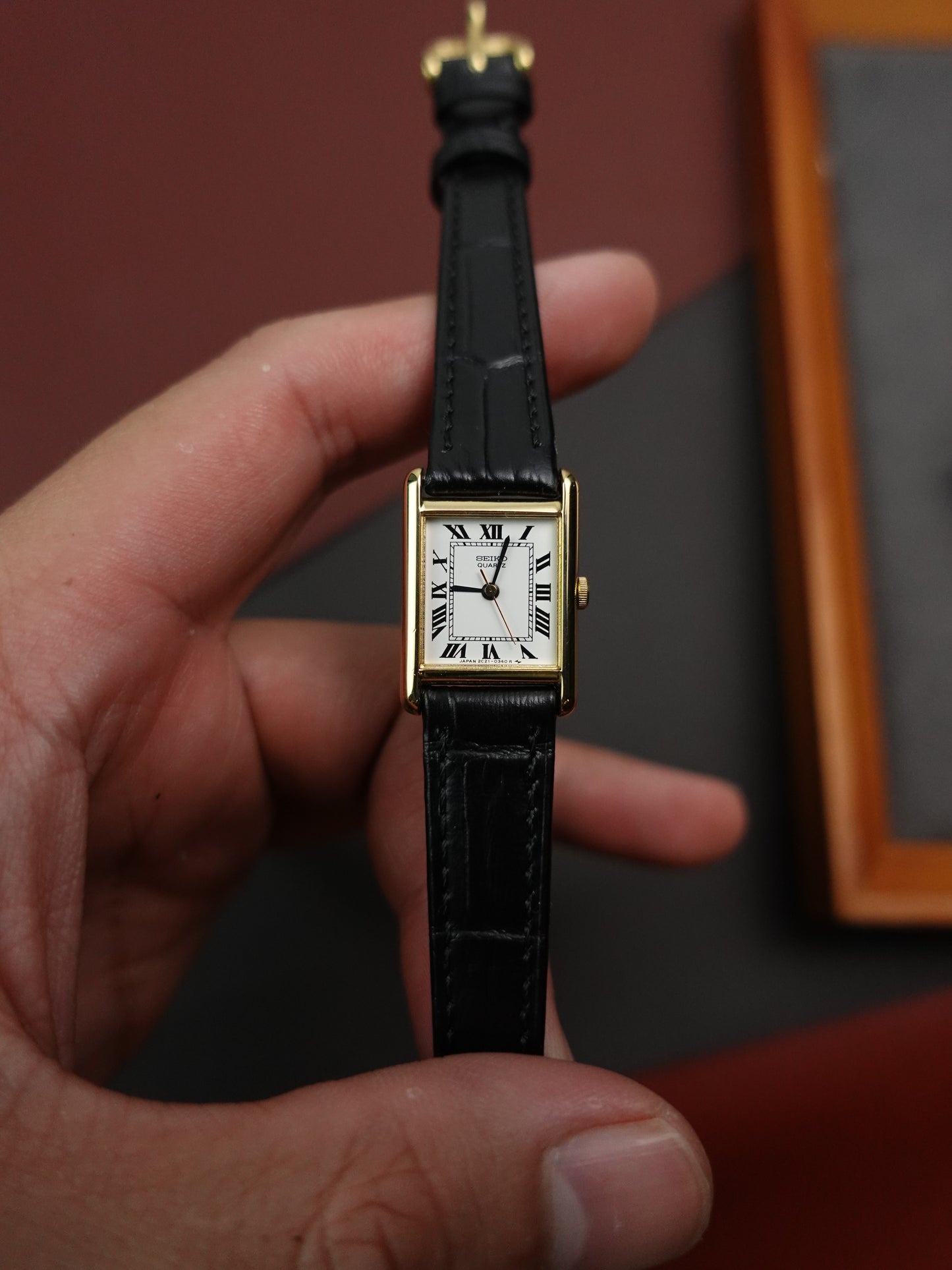 Seiko Tank Classic Circa 1980s 2c21-9340